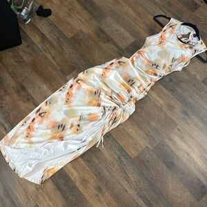 Elegant Multicolor Sleeveless Dress